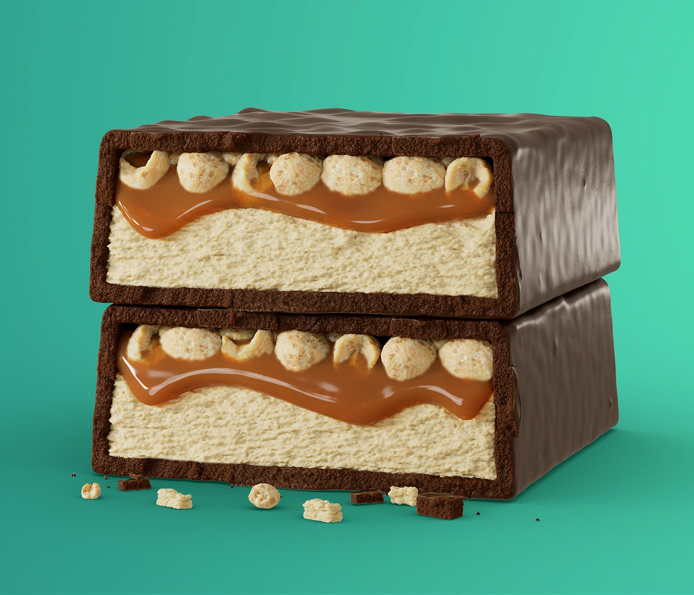Aminoactive protein bar flavor visualization 1