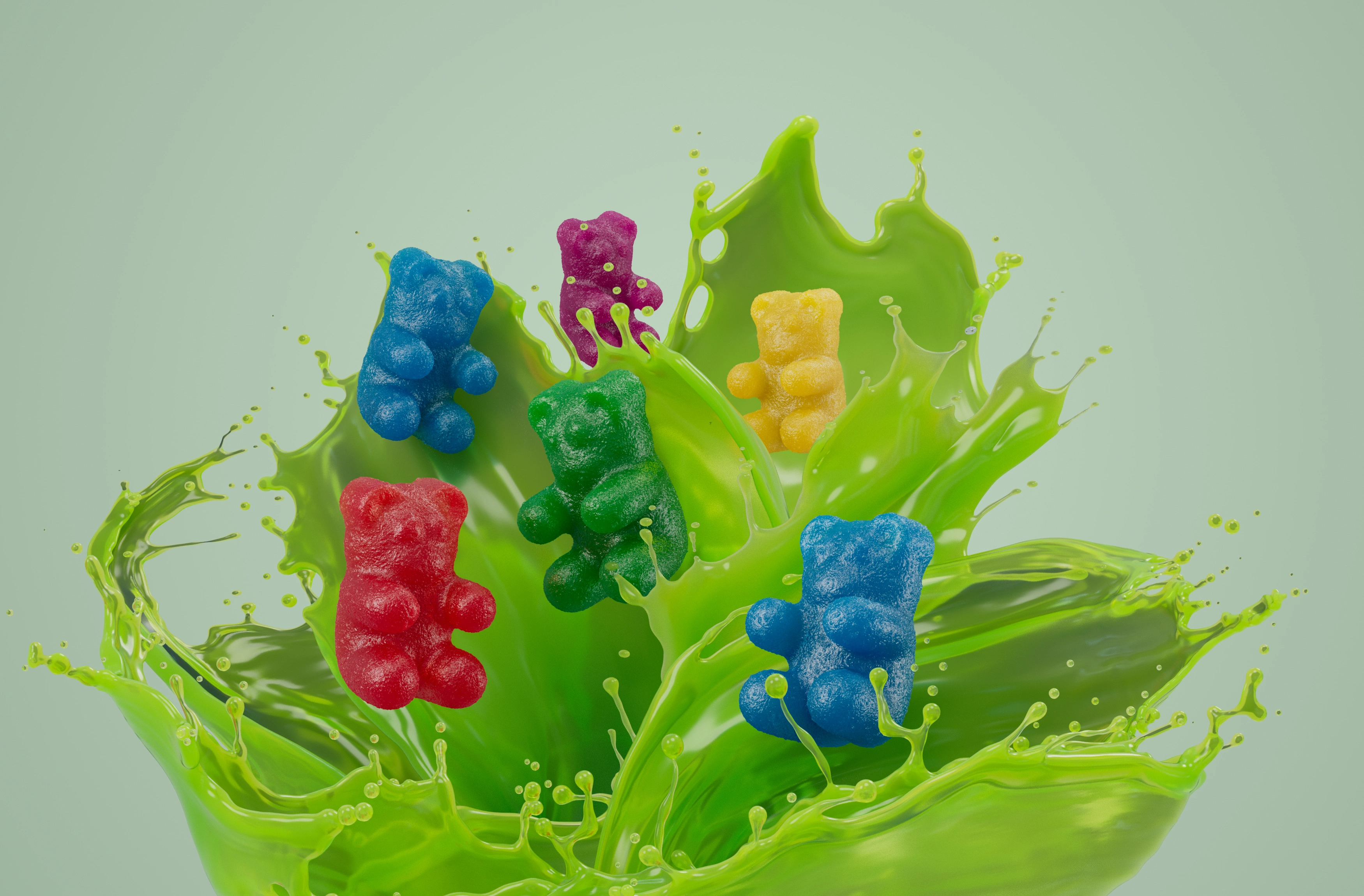 Gummy Bear flavor visualization for TC Nutrition