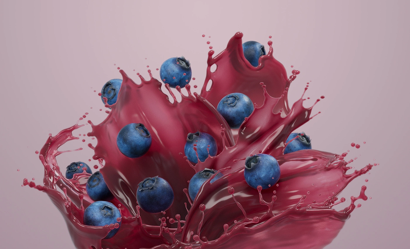 Saskatoon berry flavor visualization for TC Nutrition